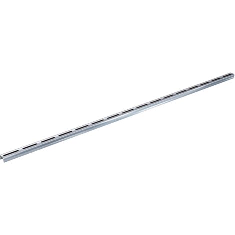 Profil E-Blade R en inox pour caniveaux MEAPARK – Grille à fente en PP recyclé – Résistance A15 – Finition brossée durable