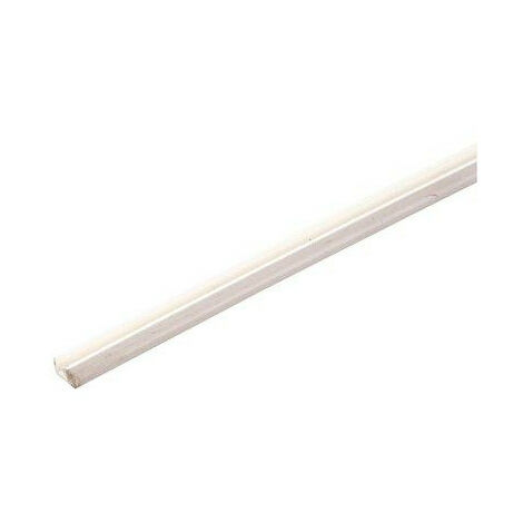Profil d'encadrement de porte en PVC avec joint PVC souple type PTS - N coloris blanc - Blanc