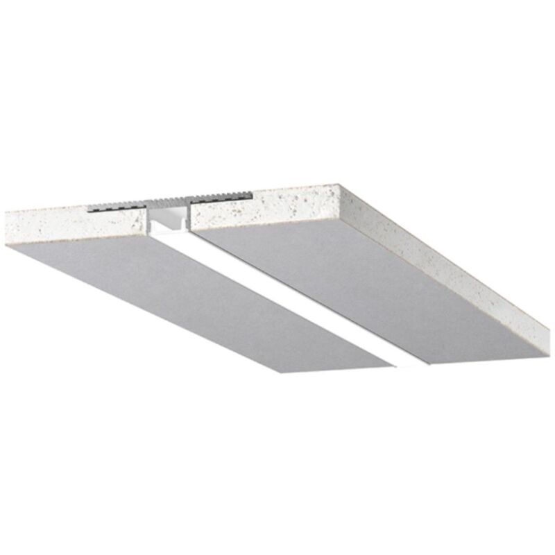 Profil encastrable gea led carrara m pcapa2 pack de 2 panneaux en plaques de plâtre à bandes led