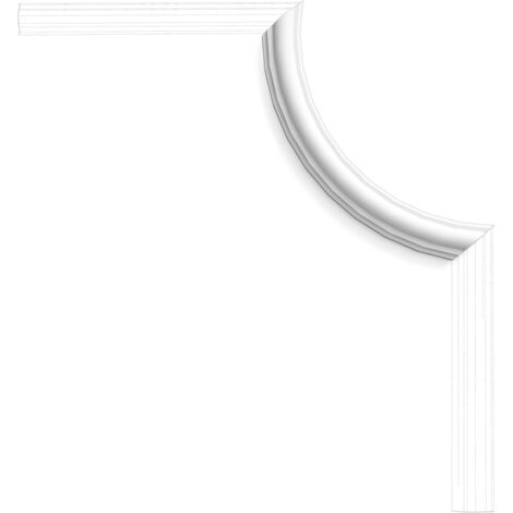 Profil für Wand Friesleiste Orac Decor PX103A AXXENT Eckelement Eckstück Dekorelement Rahmen Zierleiste PX103 19 cm