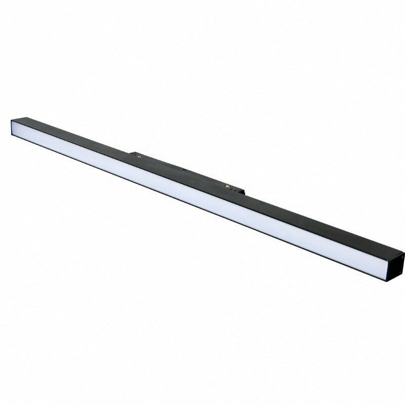 Profilé LED sur Rail Magnétique 48V 20W Dimmable Noir - Blanc Chaud - SILUMEN