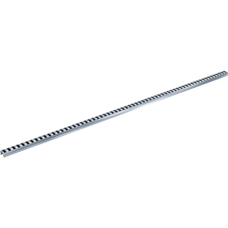 MEA - Profil E-Blade l couvrant en Inox pour caniveaux park avec grille à fente en pp recyclé