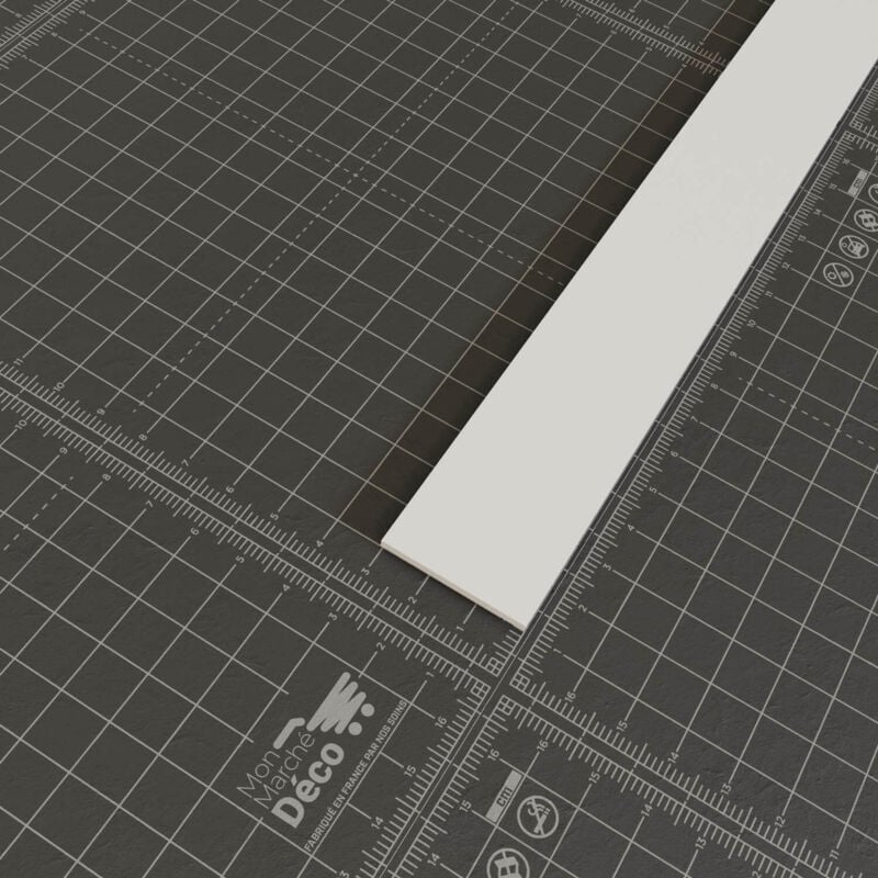 Profil Plat pvc 30 mm - Longueur 2.60 m - Lot de 5
