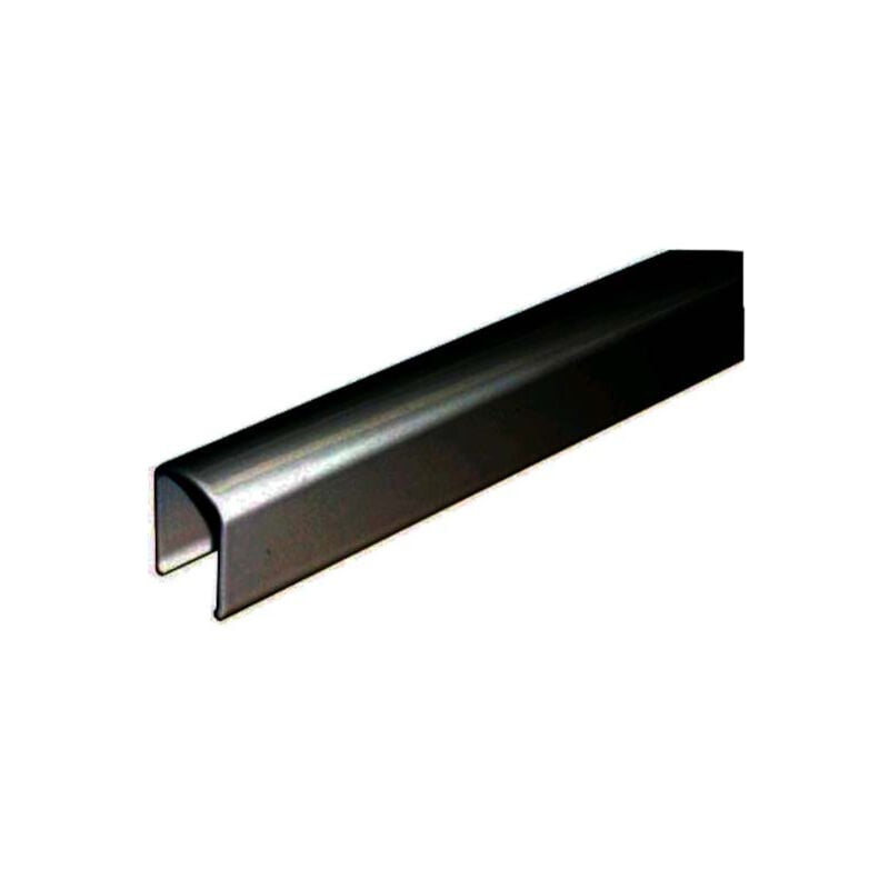 Profil recouvrement pour ferme-imposte longueur 3050 ral 9005 Ferco 9-33444-33-0-6