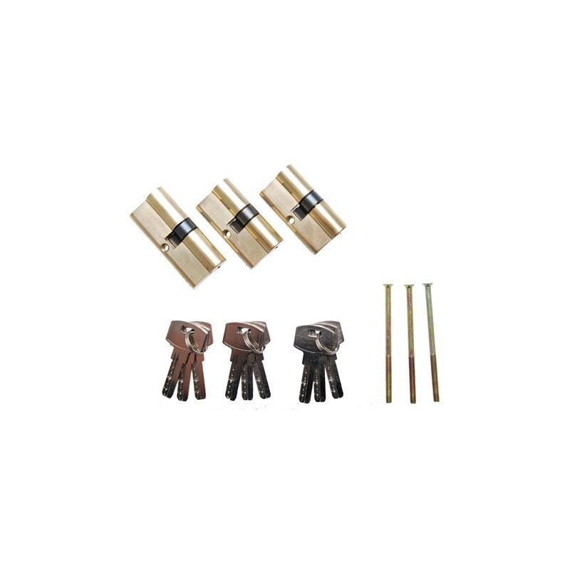 Profil serrure kit de cylindre, clé unique