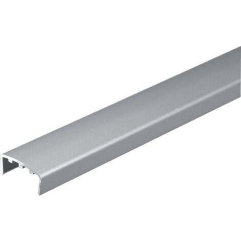 Profil U d'habillage Satiné Argent 2m55 - S.E.E.D
