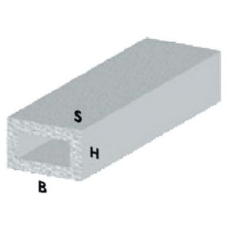 profilA  rectangulaire cm 100 h argent 30x15x1 mm barre de tige en aluminium