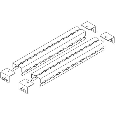 Profilato a U Bticino MAS per quadri HDX 350mm 91826/03