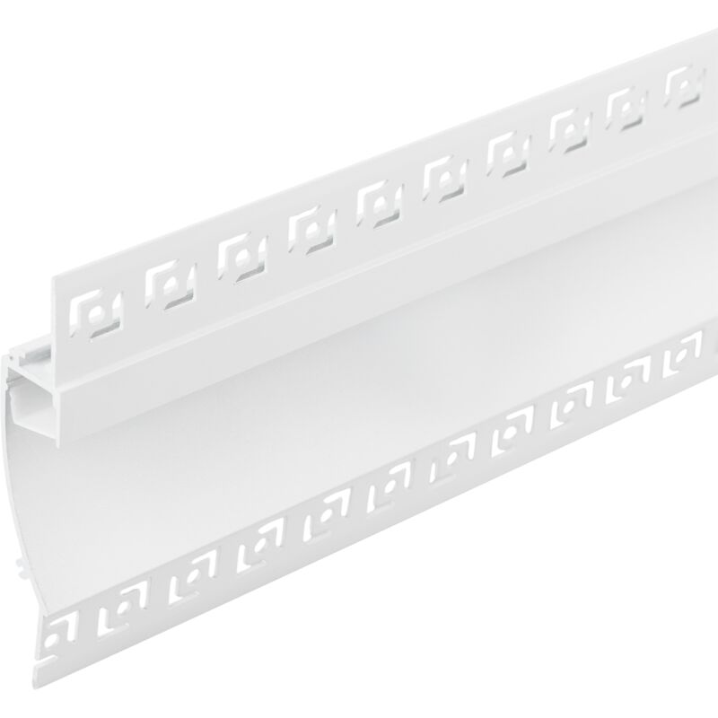 Profilé Aluminium 2 Mètres Plâtre/Pladur Intégration Murale 18,5X15,5