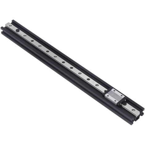 Profilé aluminium 2040 V noir pour CNC et imprimante 3D, extrusion linéaire 12H (400mm)
