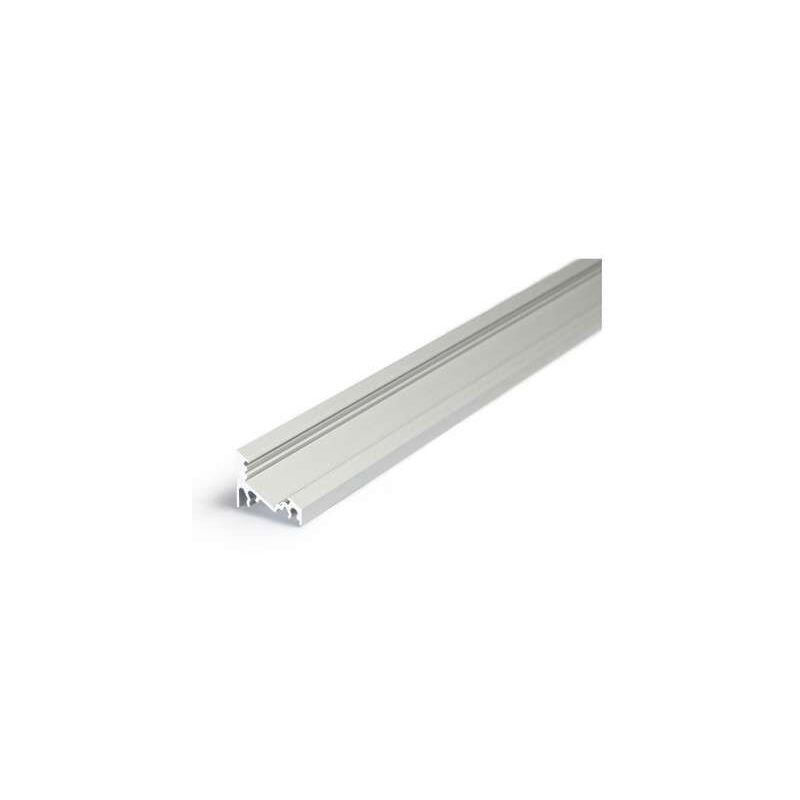 Profilé Angle 30/60° Aluminium Anodisé 2m pour Ruban LED 10mm
