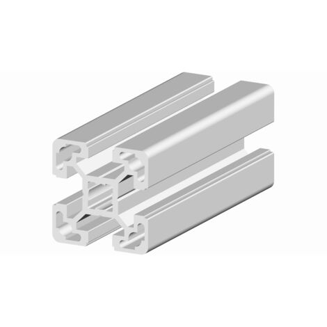 Profilé Aluminium, Anodisé RS PRO 40 x 40 mm x 3m ( Prix pour 1 )