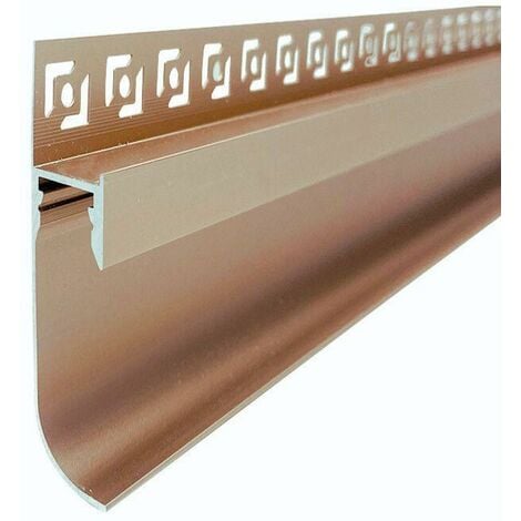 Profilé en aluminium pour carrelage LED - 2 m - Avec Cache – Carrelage –  Aluminium pour bandes LED jusqu'à 12 mm de largeur – A235 - Cdiscount Maison