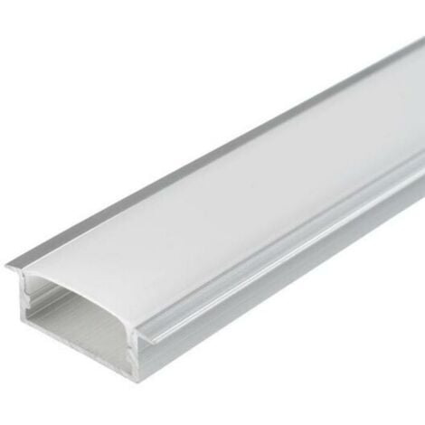 OPTONICA Profilé Aluminium Large Encastrable 2m pour Ruban LED - Cache Op