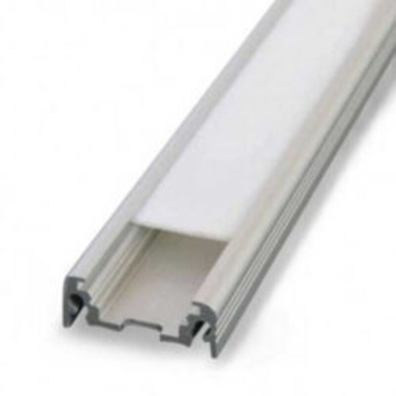 Profilés surface plats 1000mm - 14,4mm - alu brut Profilés surface plats 1000mm - 14,4mm - alu brut
