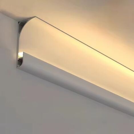 Profilé Aluminium Modulable Plinthe ou Corniche 2M Alu - SILUMEN