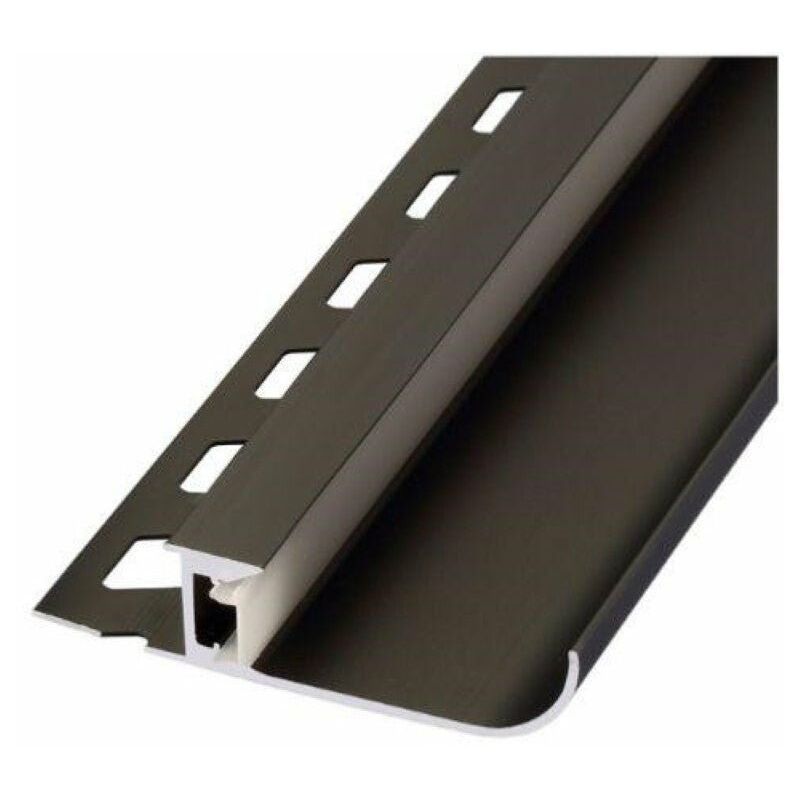 Silamp - Profilé Aluminium Noir 2m pour Ruban led