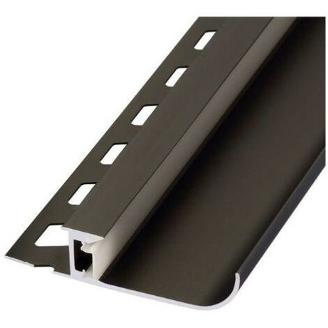 Profilé Aluminium Noir 2m pour Ruban LED - SILUMEN