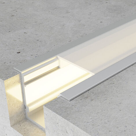 Profilé aluminium Sinca - 2 mètres Aluminium - Ledme - LM3703