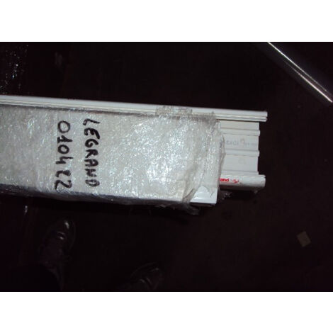 Profile blanc 50x105mm blanc (au metre) dlp sans couvercle