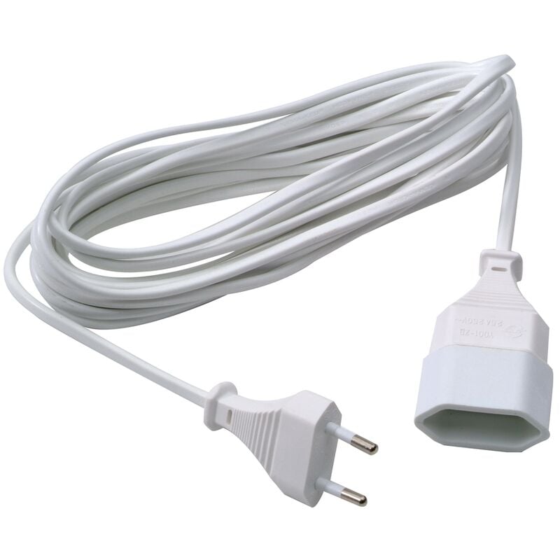 Rallonge 2X0.75PVC 5M blanc Profile 790222133