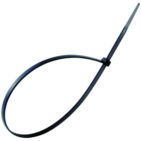 PROFILE - Collier 280x3.5mm noir 100 sc