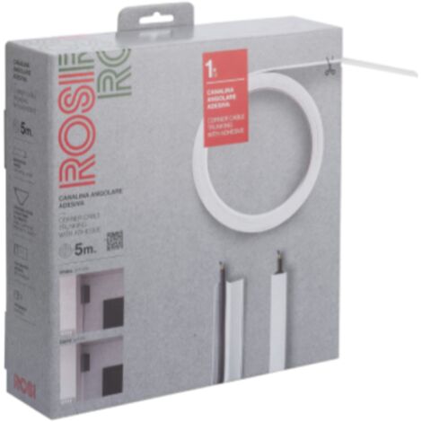 Profilé d'angle adhésif rosi 15x32mm 5m blanc - rs71503a