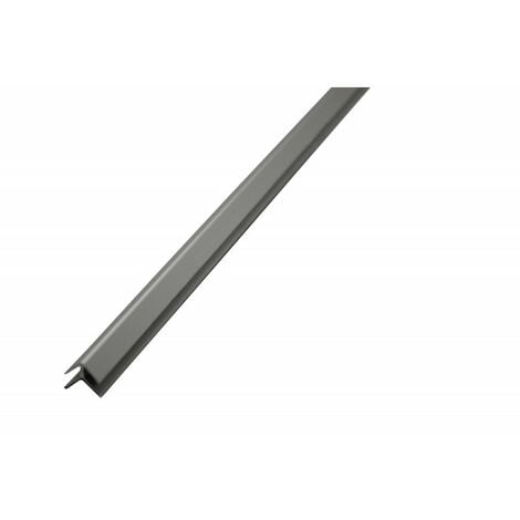 Profilé d'angle aluminium pour crédence 2050 mm x 3 mm - Coloris - Alu, Epaisseur - 3 mm, Longueur - 2050 mm - Alu