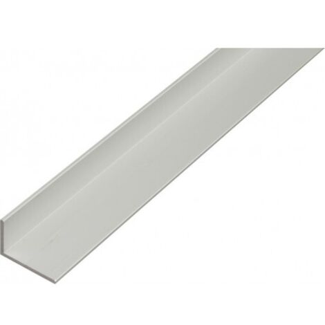 Profilé d'angle en aluminium anodisé 60x25x2mm – Longueur 2m – Résistance accrue pour applications de construction et décoration – Alberts