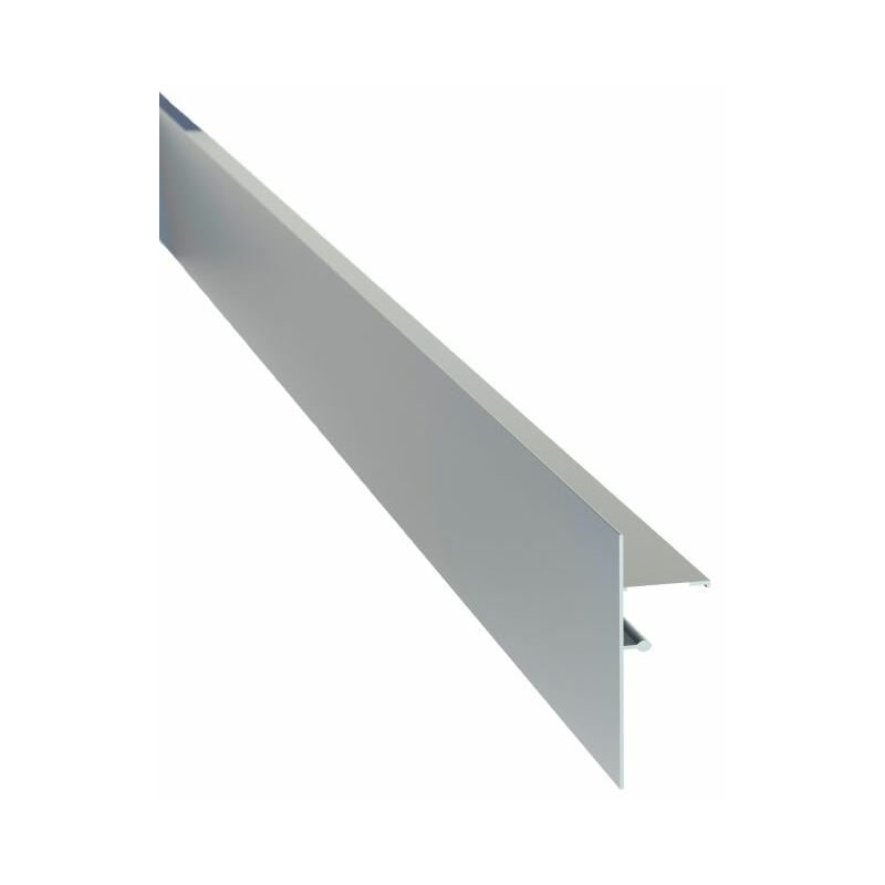 Profilé de finition clipsable pour terrasse sur plots Jouplast Gris - 100 mm