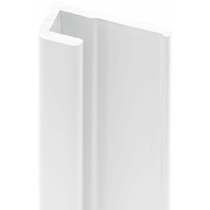 Profilé de finition pour panneau mural de douche, DécoDesign Schulte Blanc, 255 cm