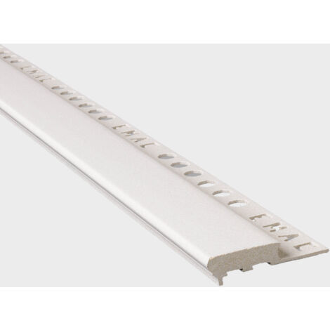 Profilé de finition sol et mur 10x2500 mm – Mélange PVC et fibres végétales – Texture rugueuse – Pour poses extérieures – Emac - Arena-78