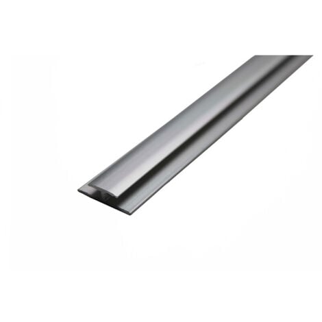 Profilé de jonction aluminium pour crédence 2050 mm x 3mm - Coloris - Alu, Epaisseur - 3 mm, Longueur - 2050 mm