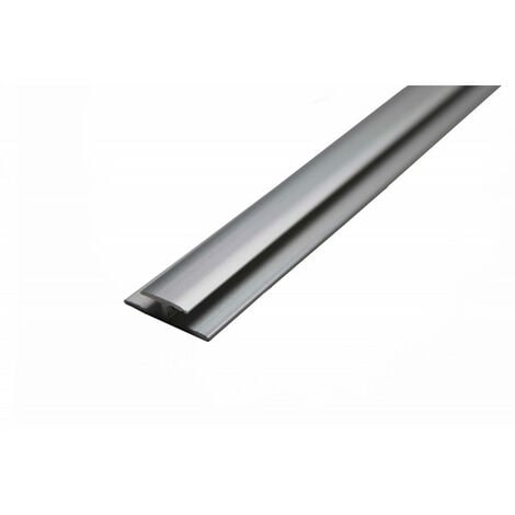Profilé de jonction aluminium pour crédence 2050 mm x 3mm - Coloris - Alu, Epaisseur - 3 mm, Longueur - 2050 mm