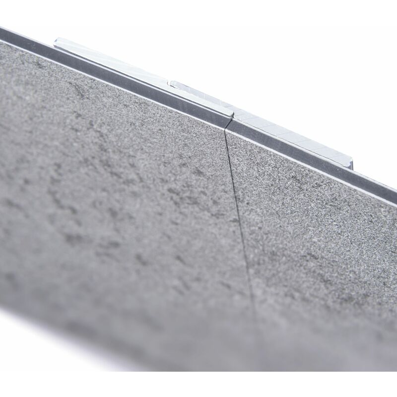 Profilé de jonction invisible pour panneaux muraux de douche, DécoDesign, Schulte, Alu argenté, 254 cm