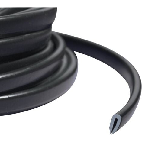 Profilé de protection Rittal 7072.100 PVC noir 10 m - noir