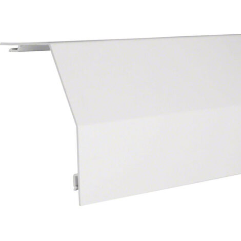 Profilé de recouvrement beha-set PVC h 150mm x p 110mm RAL 9010 blanc paloma HAGER RK1509010