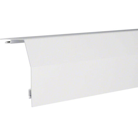 Profilé de recouvrement beha-set PVC h 190mm x p 150mm RAL 9010 blanc paloma HAGER RK1909010