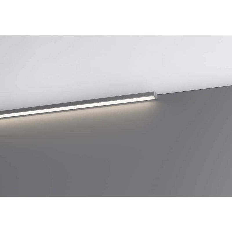 Toscohome - Profilé d'éclairage led pour salle de bain 1000 mm noir mat - Kawy