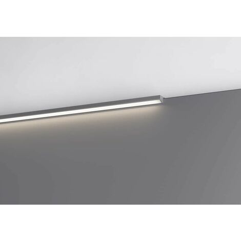 TOSCOHOME Profilé d'éclairage LED pour salle de bain 1000 mm noir mat