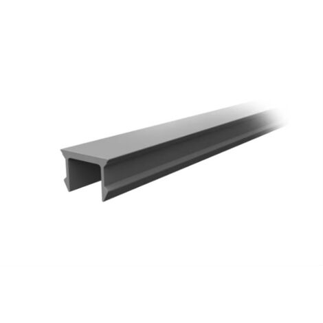 Profilé d'encadrement Polypropylène Gris RS PRO, rainure 8mm ( Prix pour Sachet de 10 )