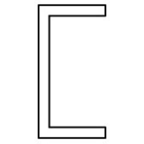 Profile En U De Fixation Peripherique Tk35 40X20X2 L6500Mm Alu Naturel FAAC