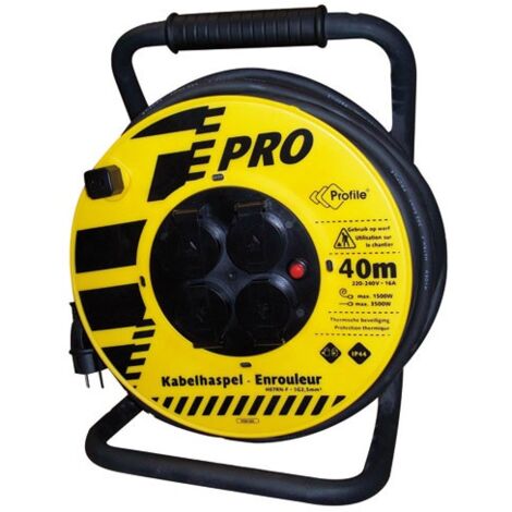 PROFILE - Enrouleur chantier 4 prises 3Gx2.5 PCN468 40m