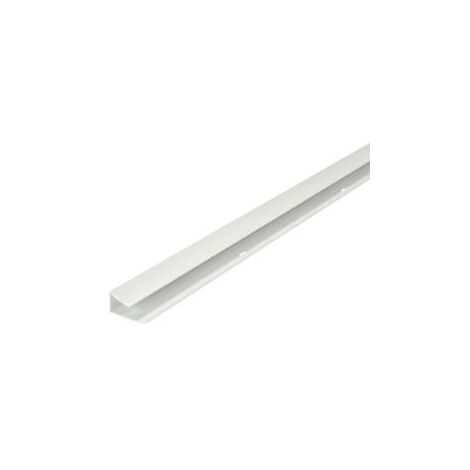 Profilé finition petit recouvrement longueur 4 m blanc