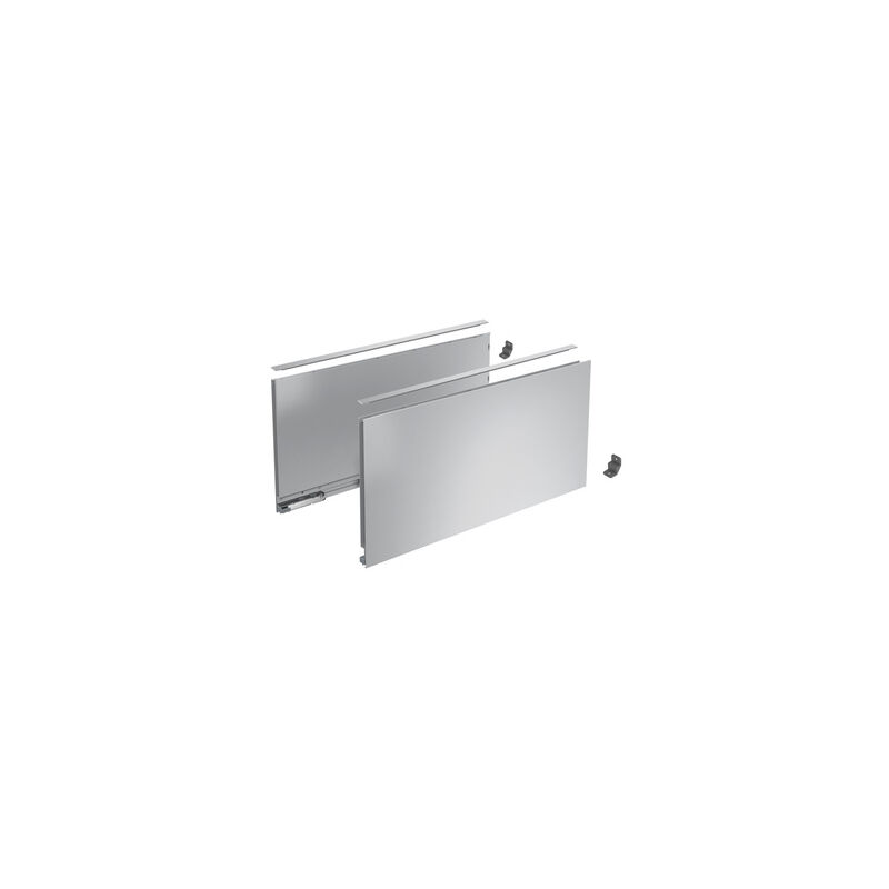 Profilé latéral de tiroir AvanTech you, hauteur 251 mm x nl 450 mm, Argent, gauche et droite Hettich 9353374