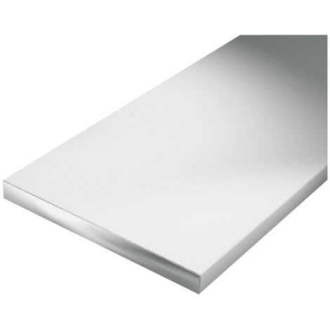 Profilé plat aluminium 1000mm x 15mm x 2mm – Finition anodisée argent – Pour renforcement et supports – Applications bricolage – Alberts