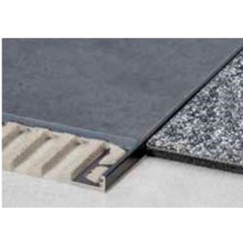 Profilé pour revêtements de sols - SCHIENE TS - ivoire - Hauteur: 11 mm - Longueur: 2.5 M