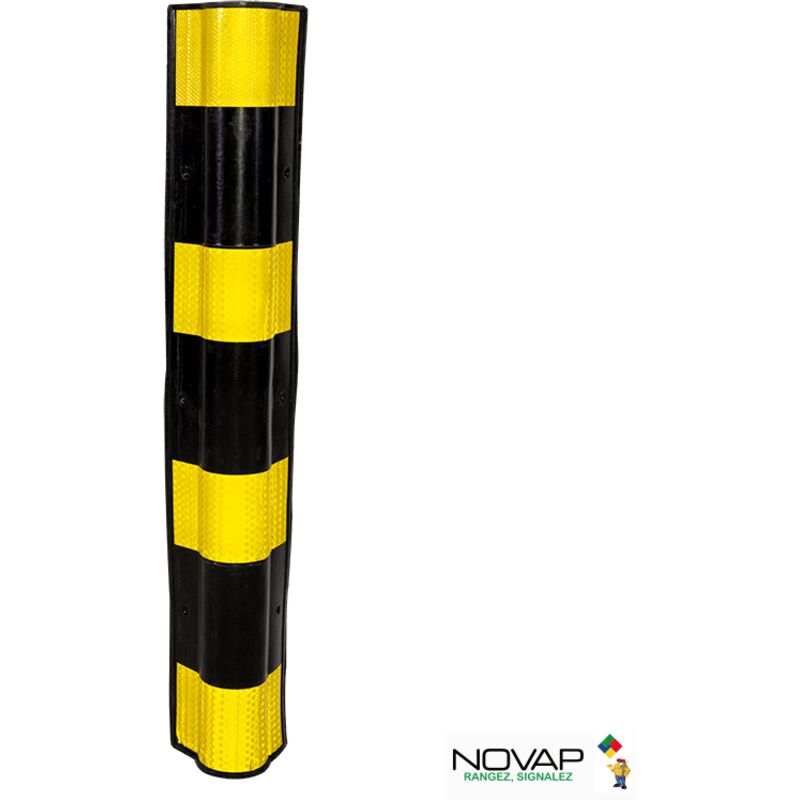 Profilé protection d'angle en caoutchouc - arrondi - 8004033