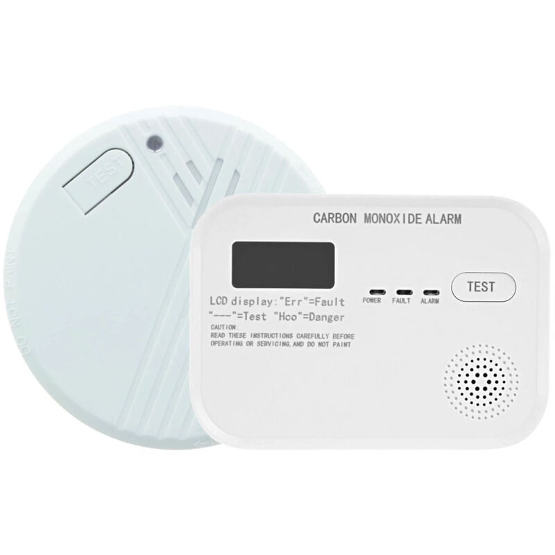 Detecteur De Fumee + Monoxyte Carb. 2 Produits : 1a/9v - 1a/3aa Profile 566025202