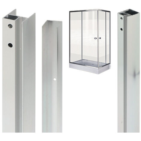 Profili compensazione box doccia 190 cm – accessori montaggio Brixo